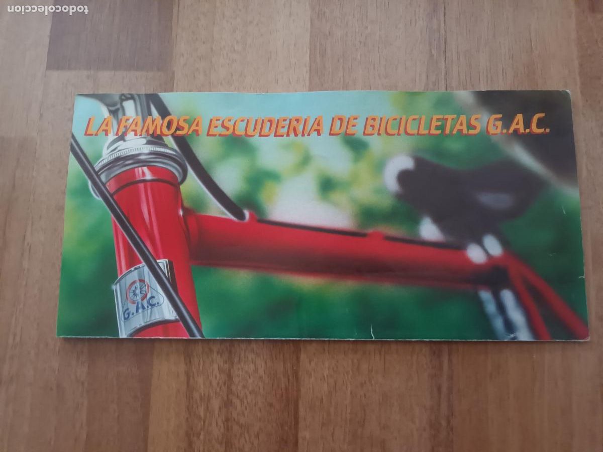 Cat&aacute;logos publicitarios: CATALOGO G.A.C. bicicletas. GAC MOTORETTA, AKIMOTO,TURISMO, BMX. CICLISMO CROSS CARRERA A&Ntilde;O 1985