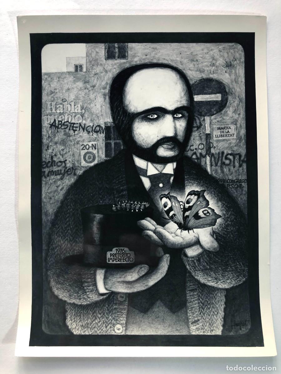 Cat&aacute;logos publicitarios: AFFICHE FOTOGR&Aacute;FICO 1976 / POSTERL LIBRO - 1976 PRET&Eacute;RITO IMPERFECTO / ENRIC HUGUET - BARCELONA