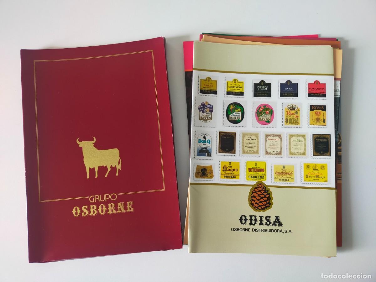 Cat&aacute;logos publicitarios: ODISA. OSBORNE DISTRIBUIDORA S.A. - Cat&aacute;logo de productos del Grupo Osborne - A&ntilde;os 80/90