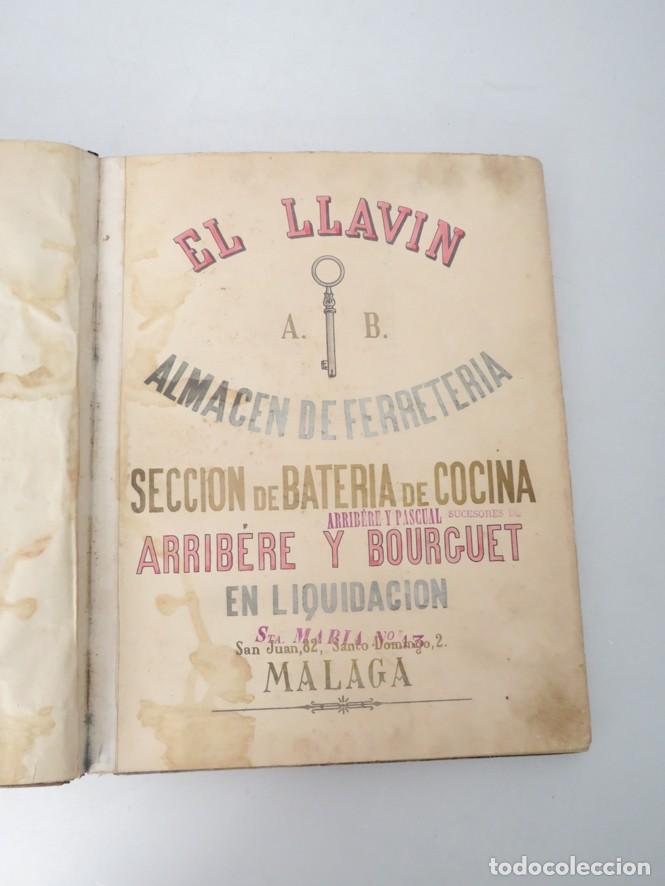 Cat&aacute;logos publicitarios: EL LLAVIN. ALMAC&Eacute;N DE FERRETER&Iacute;A. SECCI&Oacute;N DE BATER&Iacute;A DE COCINA. M&Aacute;LAGA