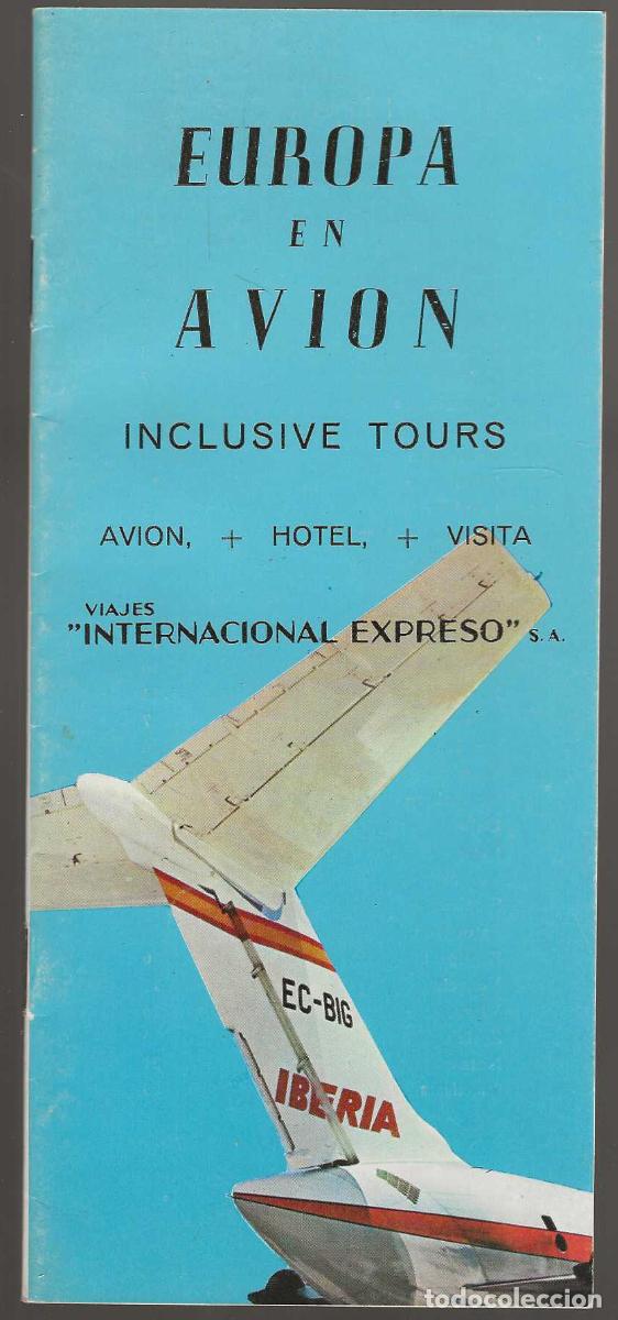 Cat&aacute;logos publicit&aacute;rios: EUROPA EN AVI&Oacute;N -- INCLUSIVE TOURS