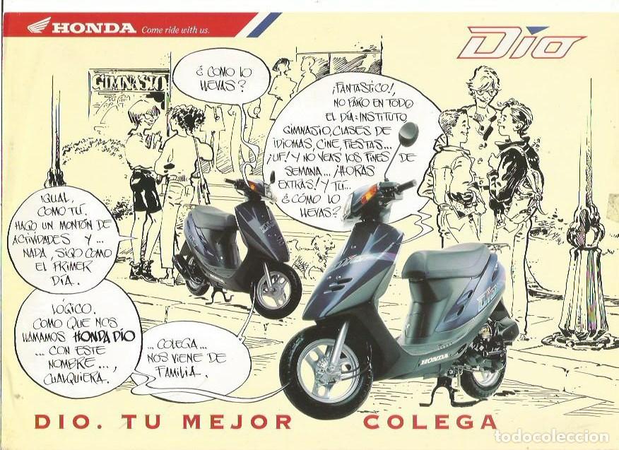 Cat&aacute;logos publicitarios: MOTO HONDA MONTESA CICLOMOTOR DIO CATALOGO PUBLICITARIO ORIGINAL 1980