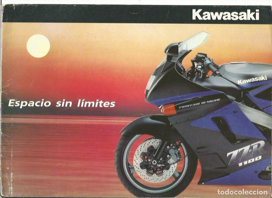 Cat&aacute;logos publicitarios: CATALOGO PUBLICITARIO ORIGINAL AWASAKI ESPACIO SIN LIMITES ZZR 1100