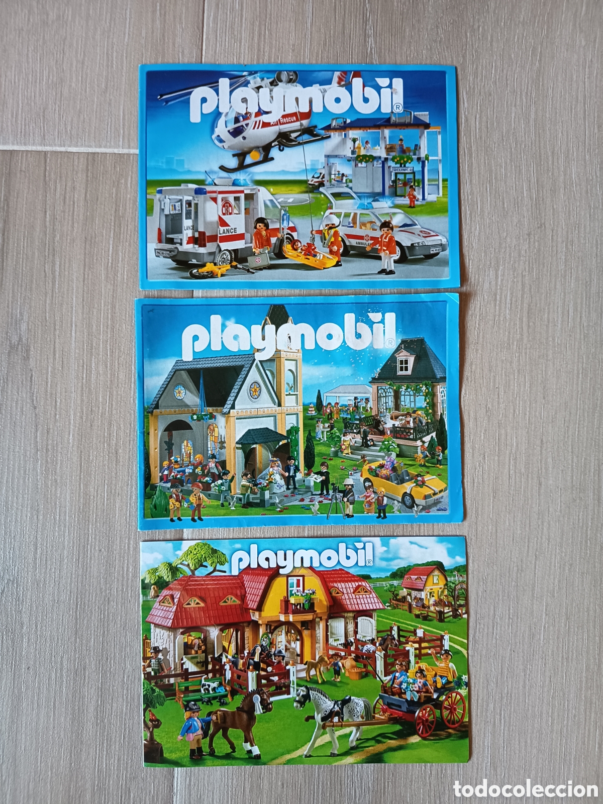 Cat&aacute;logos publicitarios: 3 cat&aacute;logos de Playmobil