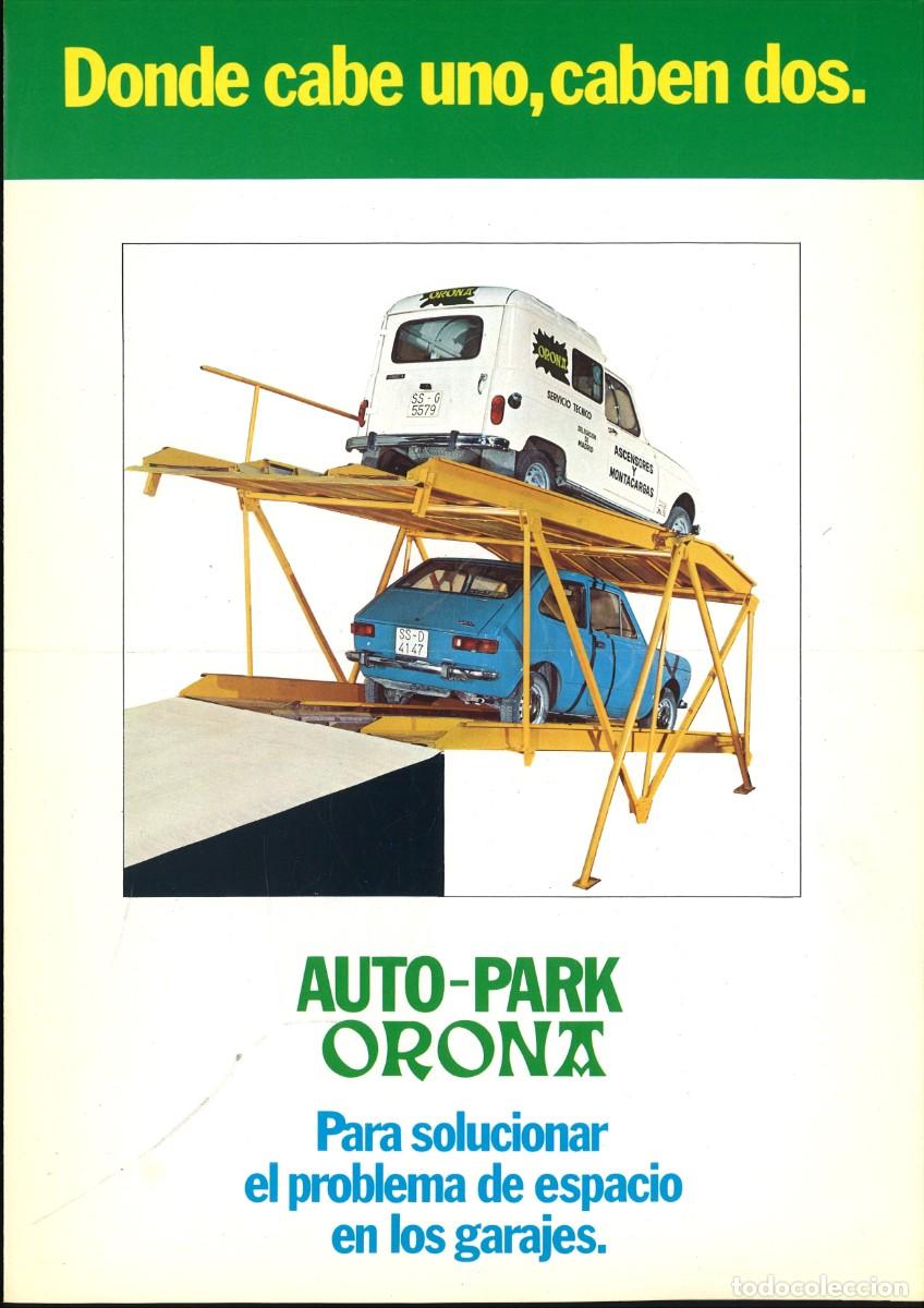 Cat&aacute;logos publicitarios: AUTO PARK ORONA PARA SOLUCIONAR EL PROBLEMA DE ESPACIO