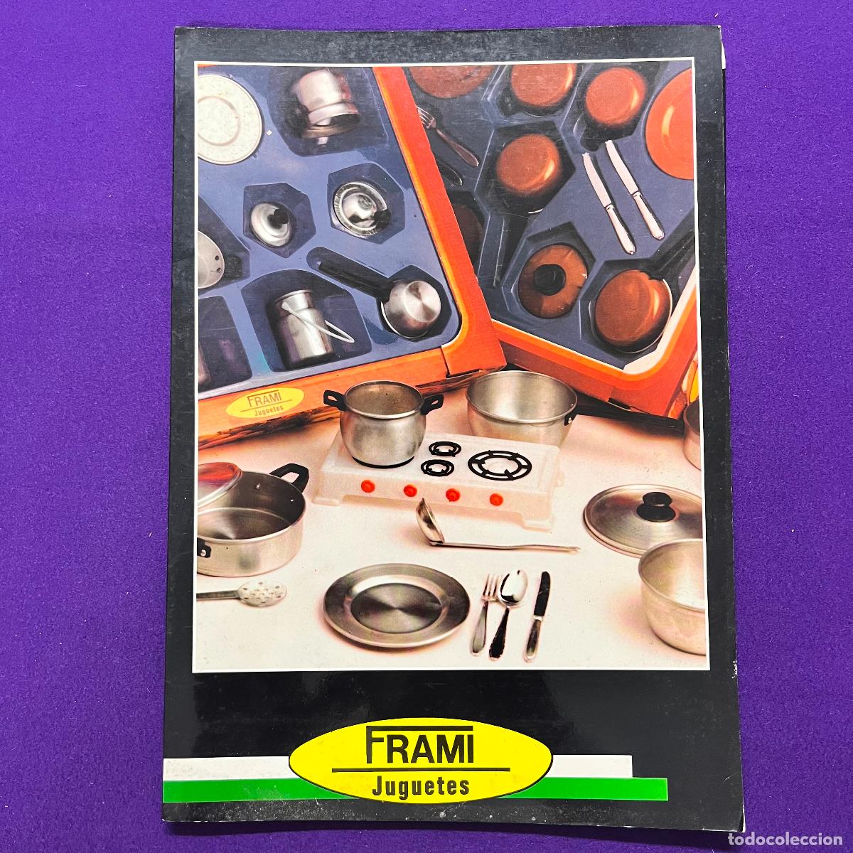 Cat&aacute;logos publicitarios: CATALOGO DE FRAMI JUGUETES. CON 11 LAMINAS DE DOBLE CARA Y HOJA DE PEDIDO. ORIGINAL.
