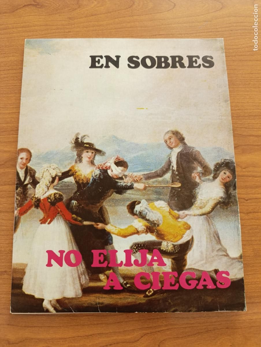 Cat&aacute;logos publicitarios: CAT&Aacute;LOGO GENERALES DE PAPEL AGP. EN SOBRES NO ELIJA A CIEGAS. 1983
