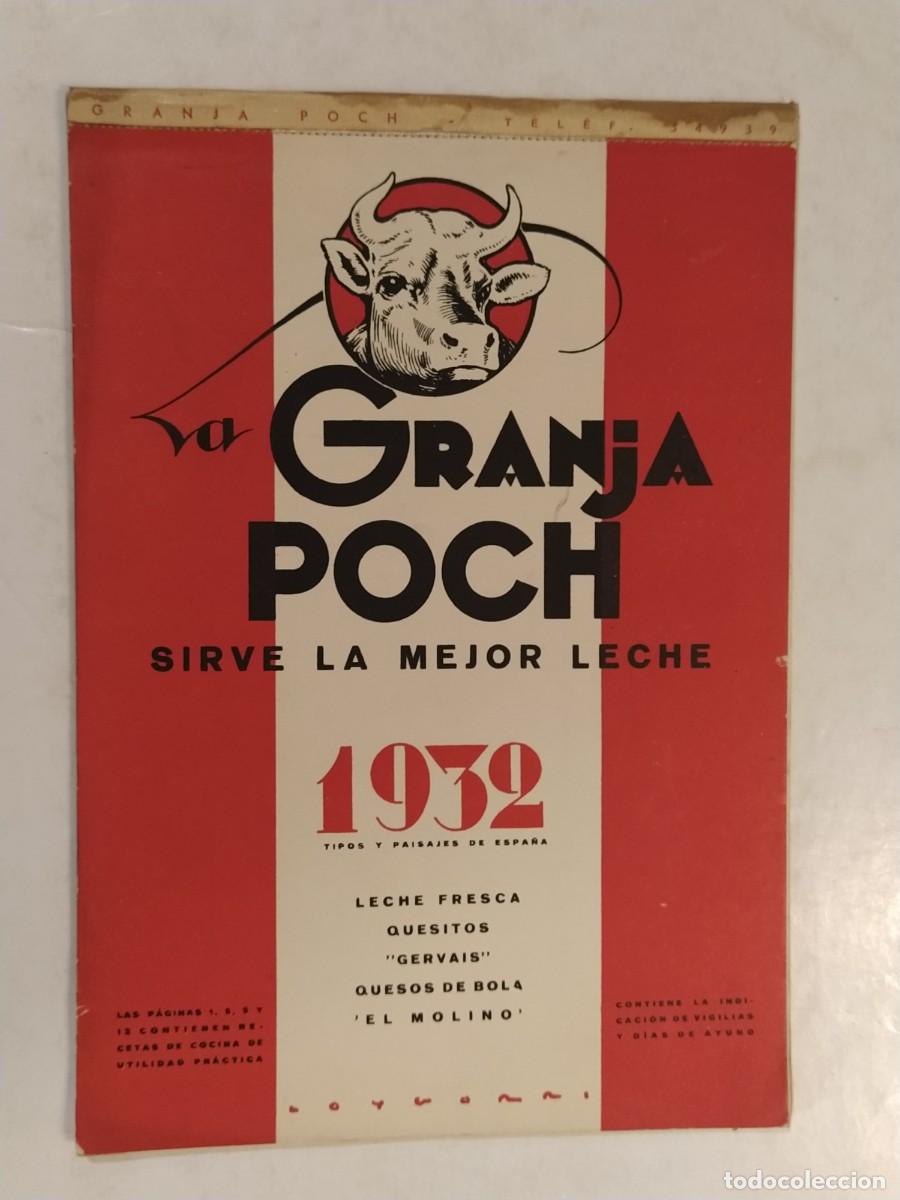 Cat&aacute;logos publicitarios: GRANJA POCH - TORRELAVEGA & MADRID - A&Ntilde;O 1932 - ALMANAQUE CATALOGO ANTIGUO CON FOTOS - VER FOTOS