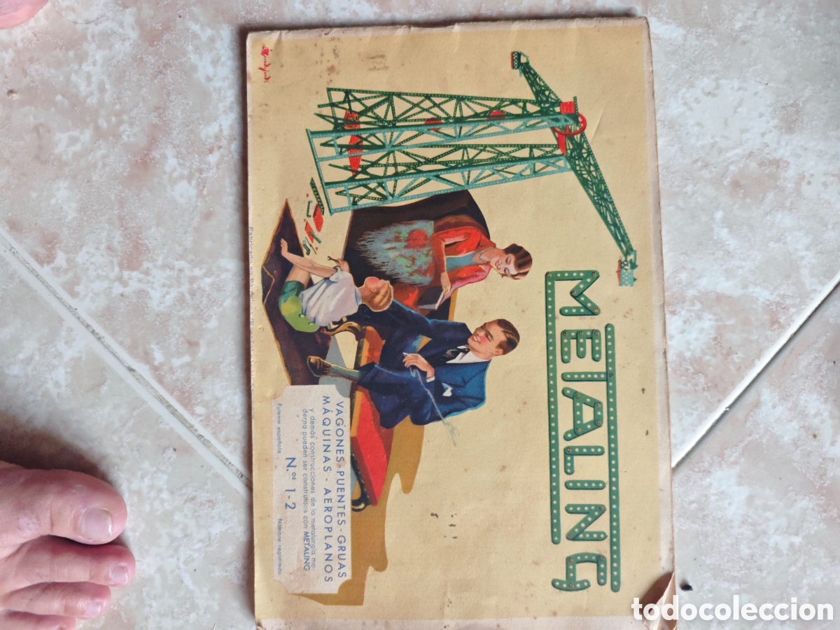 Cat&aacute;logos publicitarios: Manual de Instrucciones Metaling - Juguete de Construcci&oacute;n Meccano Espa&ntilde;ol Palouz&iacute;e - Completo