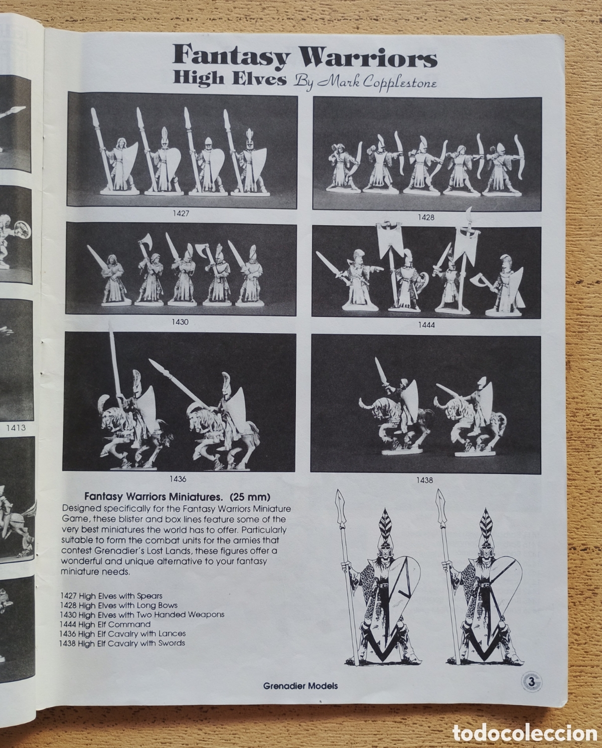 Cat&aacute;logos publicitarios: Grenadier Models Cat&aacute;logo 1993 - Foto 5