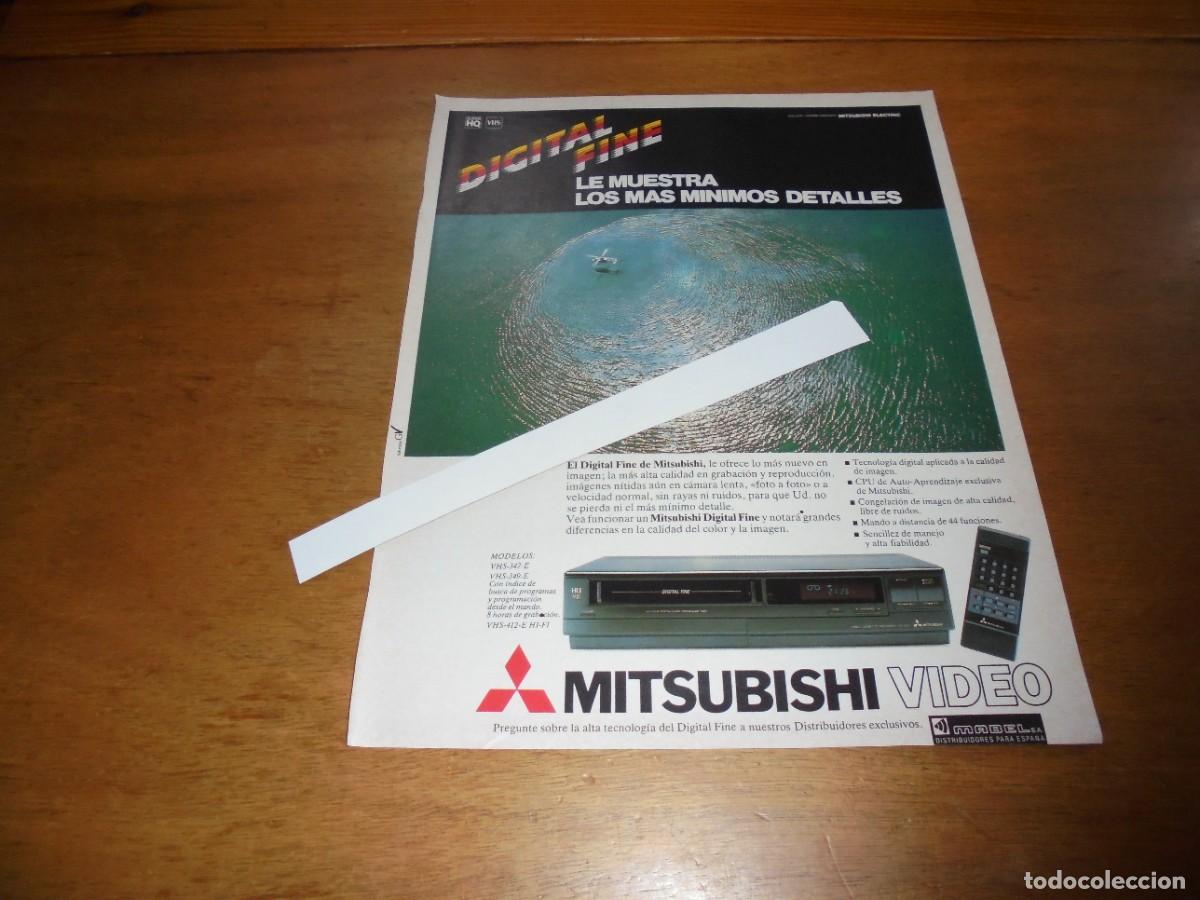 Cat&aacute;logos publicitarios: PUBLICIDAD 1987: MITSUBISHI VIDEO