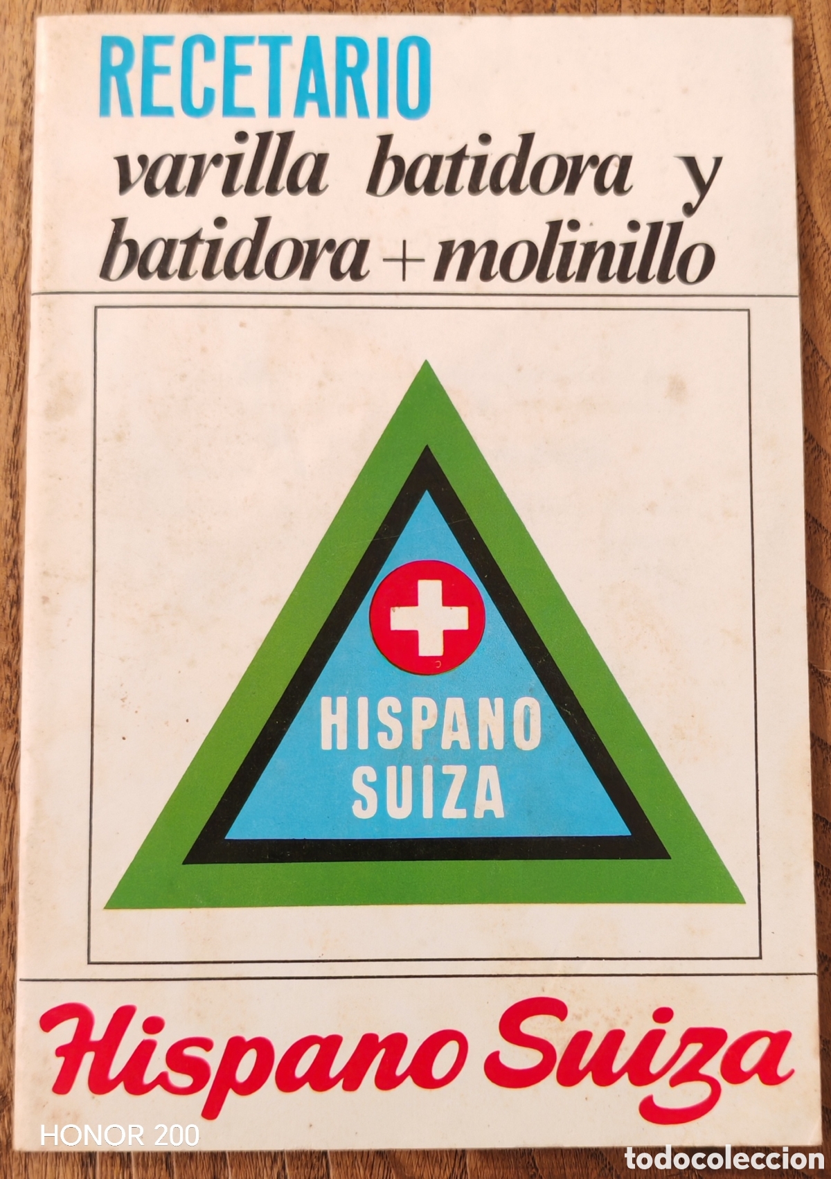 Cat&aacute;logos publicitarios: Catalogo Recetario Publicitario - Varilla Batidora y Molinillo - Hispano Suiza