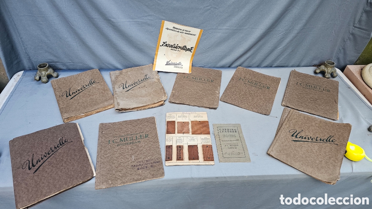 Cat&aacute;logos publicitarios: Lote de catalogos / documentos industriales de m&aacute;quinas de Tabaco de principios del siglo XX