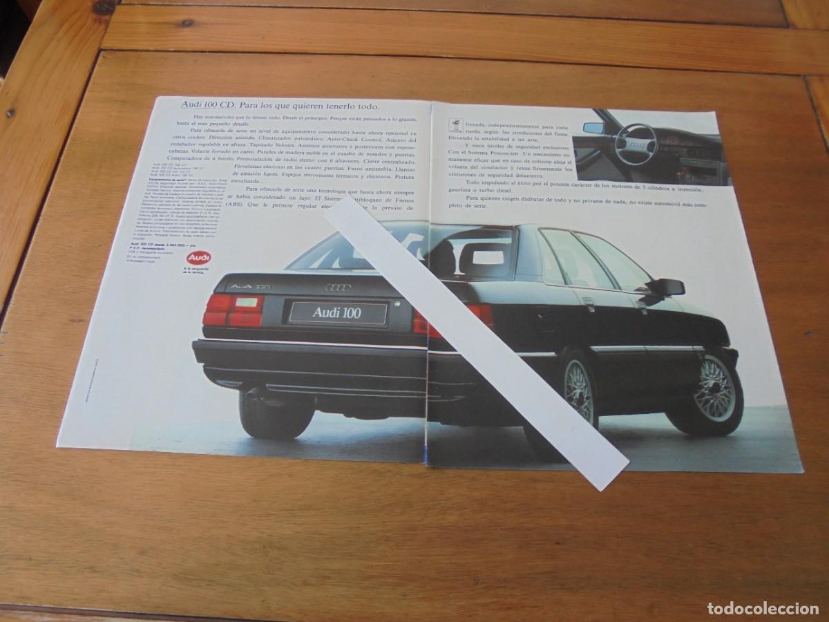 Cat&aacute;logos publicitarios: PUBLICIDAD 1990: AUDI 100