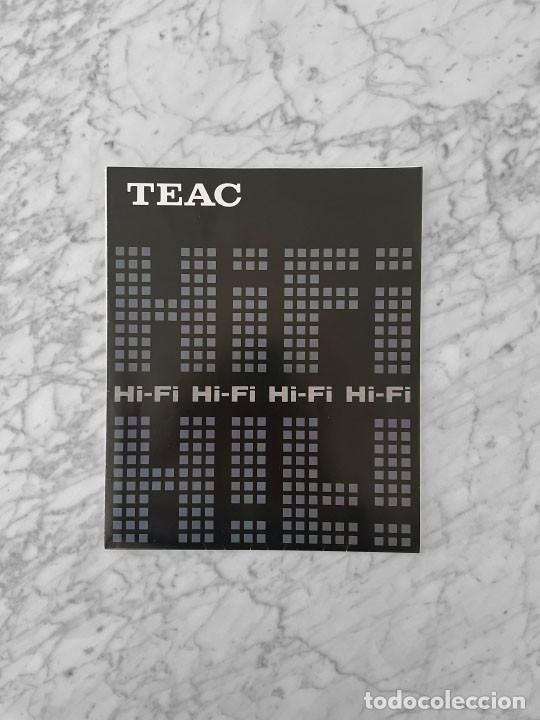 Cat&aacute;logos publicitarios: CATALOGO TEAC HI-FI 1981 - PLATINAS CASSETTE, MAGNETOFONOS BOBINA ABIERTA, AMPLIFICADORES, ETC.