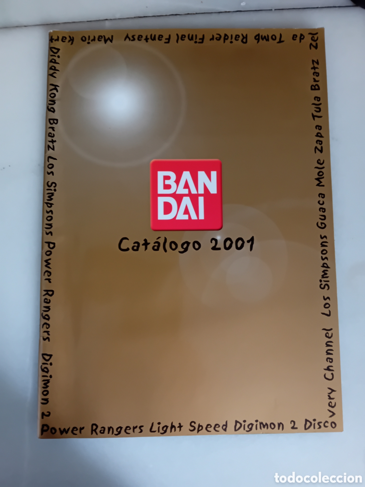 Cat&aacute;logos publicitarios: Catalogo BANDAI 2001