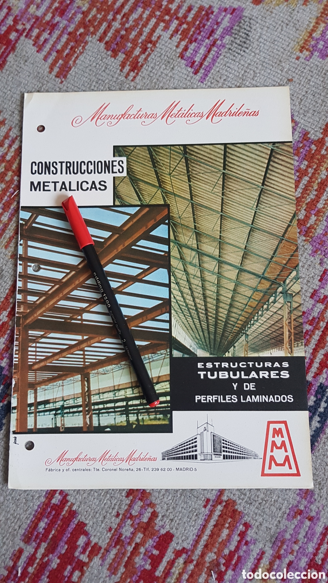 Cat&aacute;logos publicitarios: Manufacturas Met&aacute;licas Madrile&ntilde;as