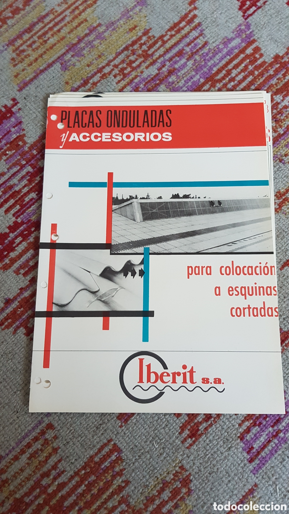 Cat&aacute;logos publicitarios: Folleto Placas Onduladas Iberit S.A