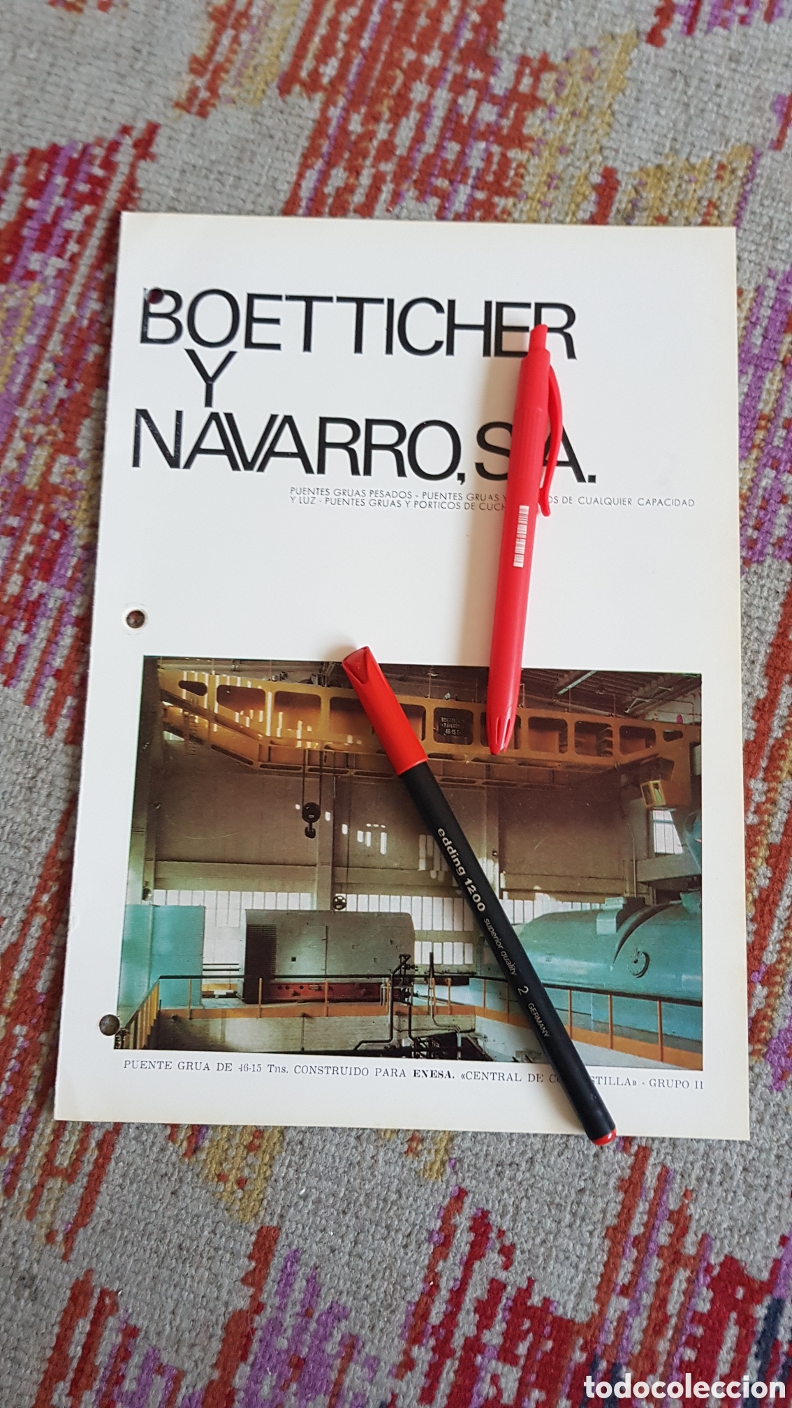 Cat&aacute;logos publicitarios: Boetticher y Navarro S.A