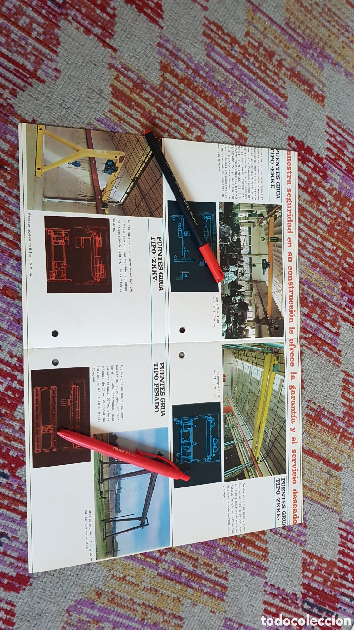 Cat&aacute;logos publicitarios: Puentes grua Maquimasa - Foto 2
