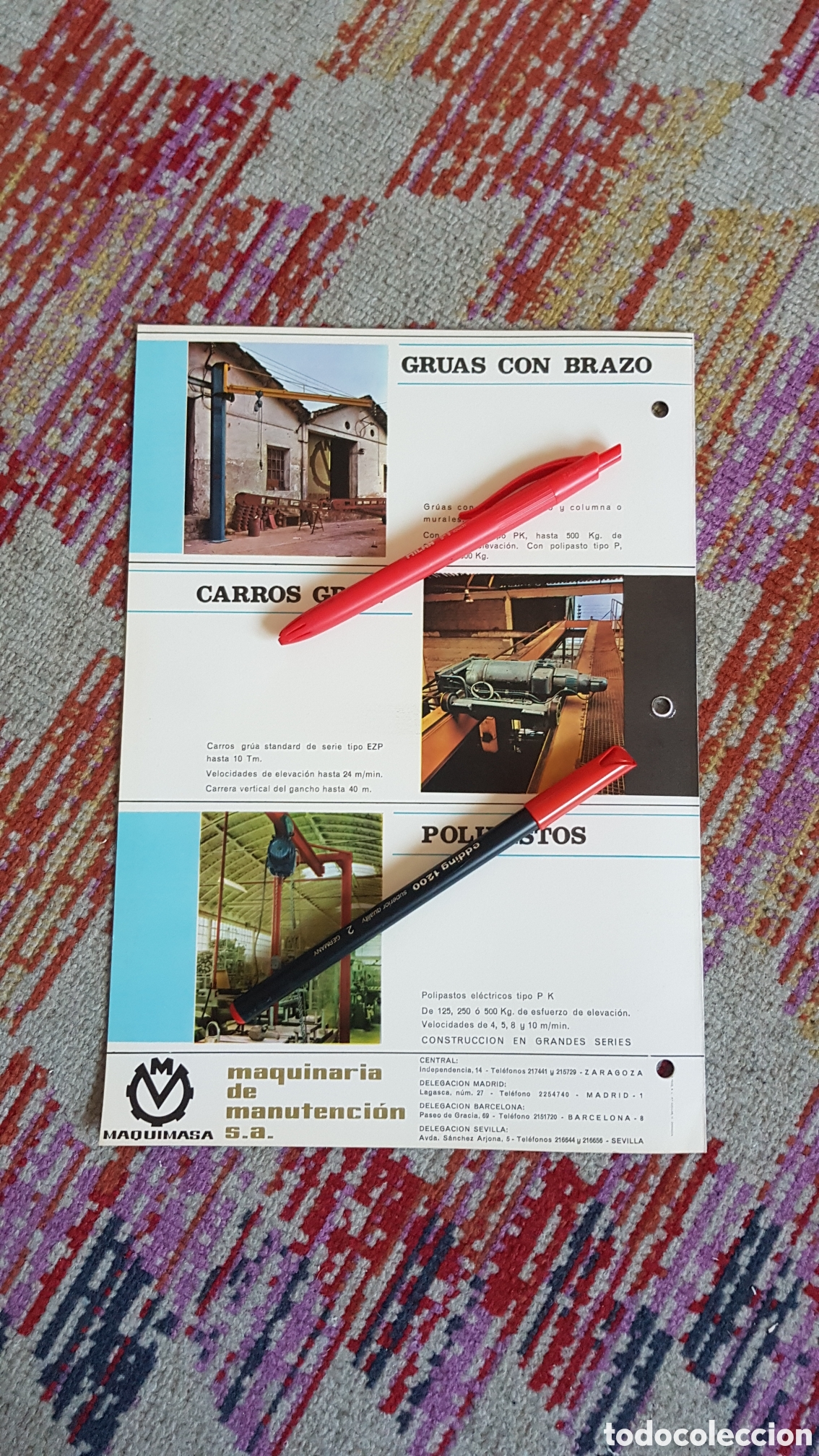 Cat&aacute;logos publicitarios: Puentes grua Maquimasa - Foto 3