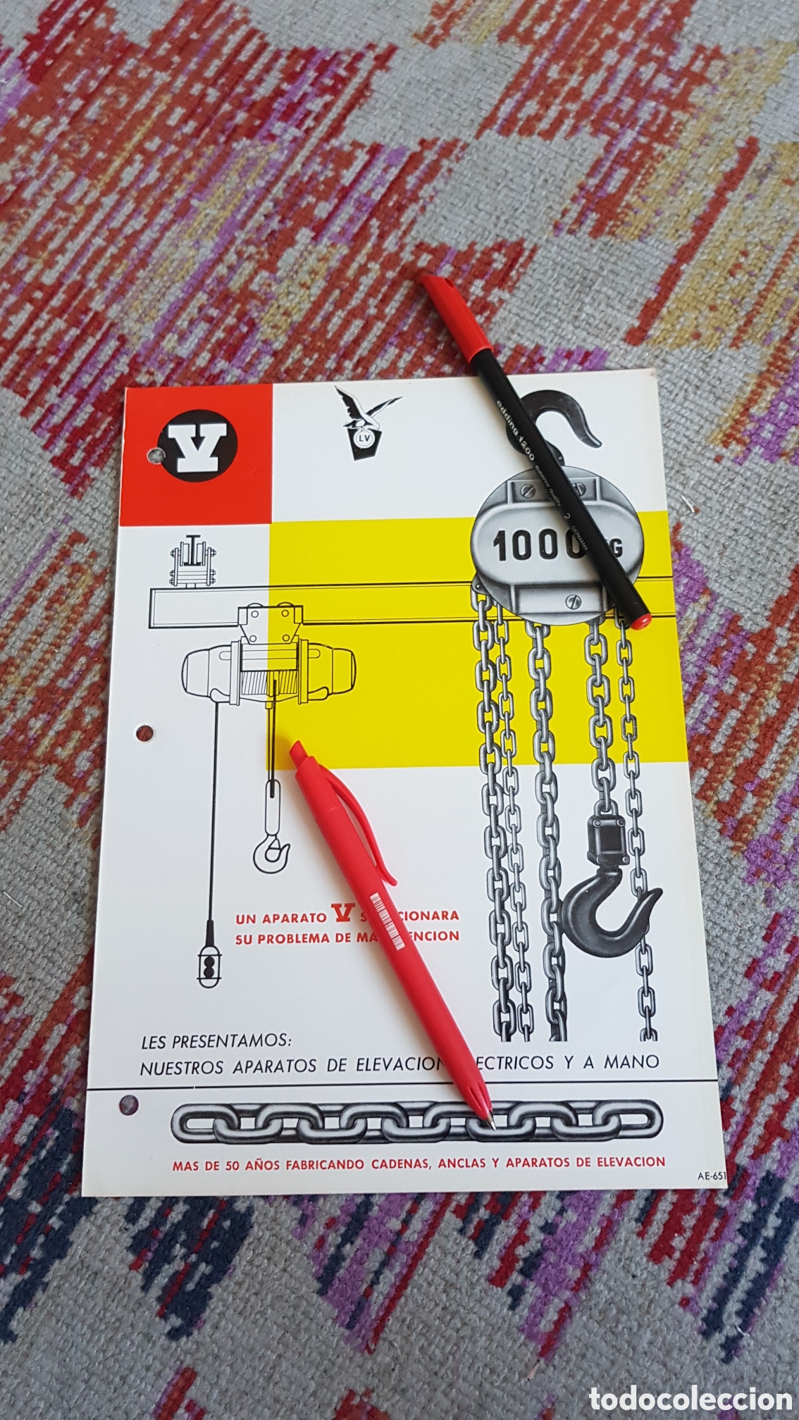 Cat&aacute;logos publicitarios: Aparatos de Elevaci&oacute;n Vicinay S.A Bilbao