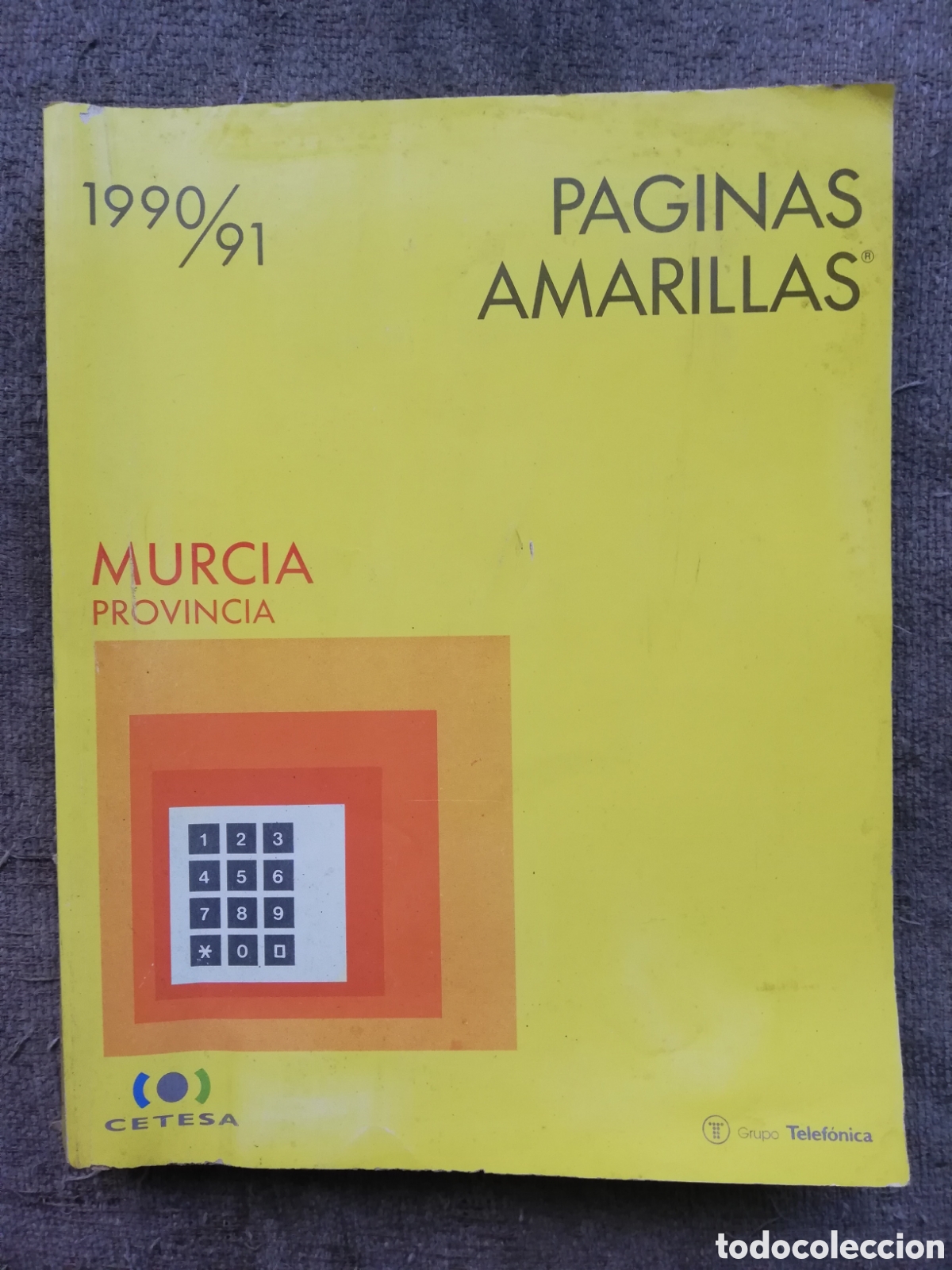Advertising Catalogs: P&aacute;ginas amarillas Murcia Provincia. 1990/91 1991