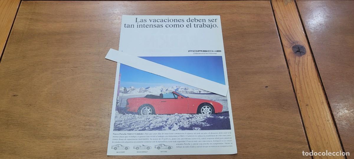 Cat&aacute;logos publicitarios: PUBLICIDAD 1990: PORSCHE 944 S-2 CABRIOLET