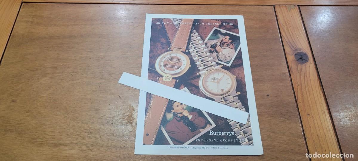 Cat&aacute;logos publicitarios: PUBLICIDAD 1990: BURBERRYS
