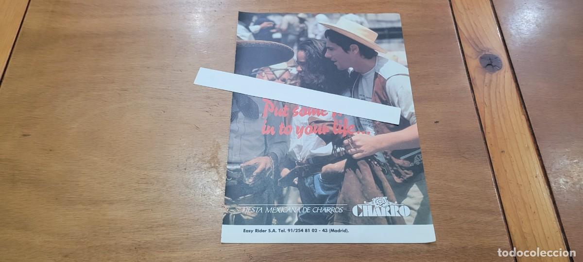 Cat&aacute;logos publicitarios: PUBLICIDAD 1990: CHARRO