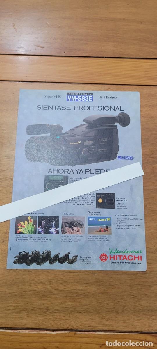 Cat&aacute;logos publicitarios: PUBLICIDAD 1990: VIDEOC&Aacute;MARAS HITACHI