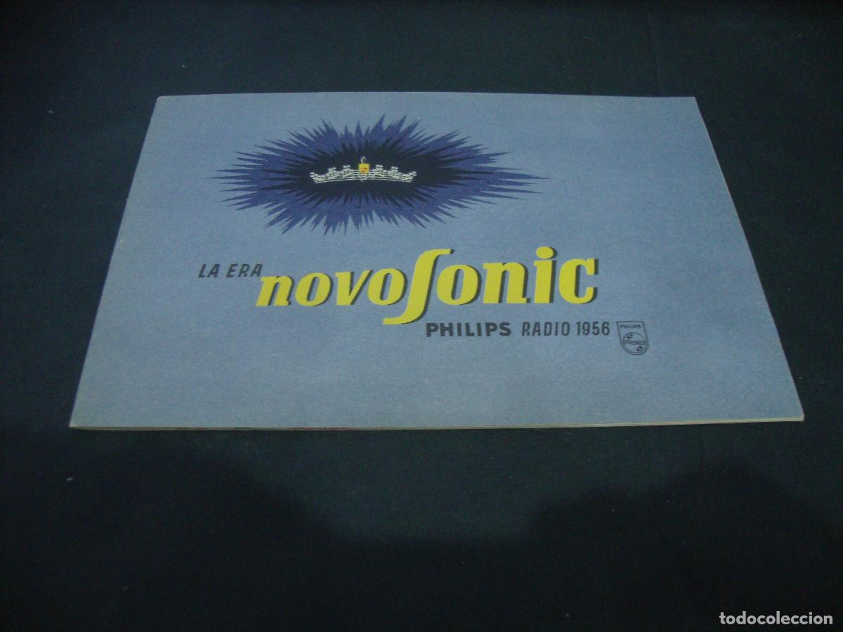 Cat&aacute;logos publicitarios: CATALOGO NOVOSONIC PHILIPS RADIO 1956
