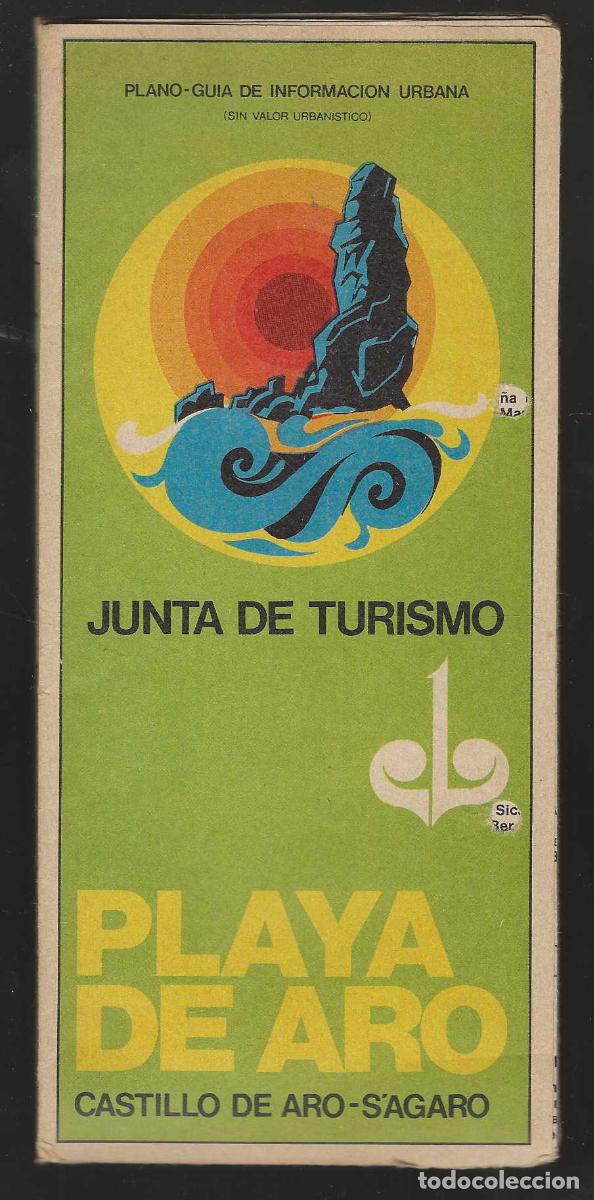 Cat&aacute;logos publicitarios: PLAYA DE ARO -- CASTILLO DE ARO- S'AGAR&Oacute; -- JUNTA DE TURISMO -- PLANOS