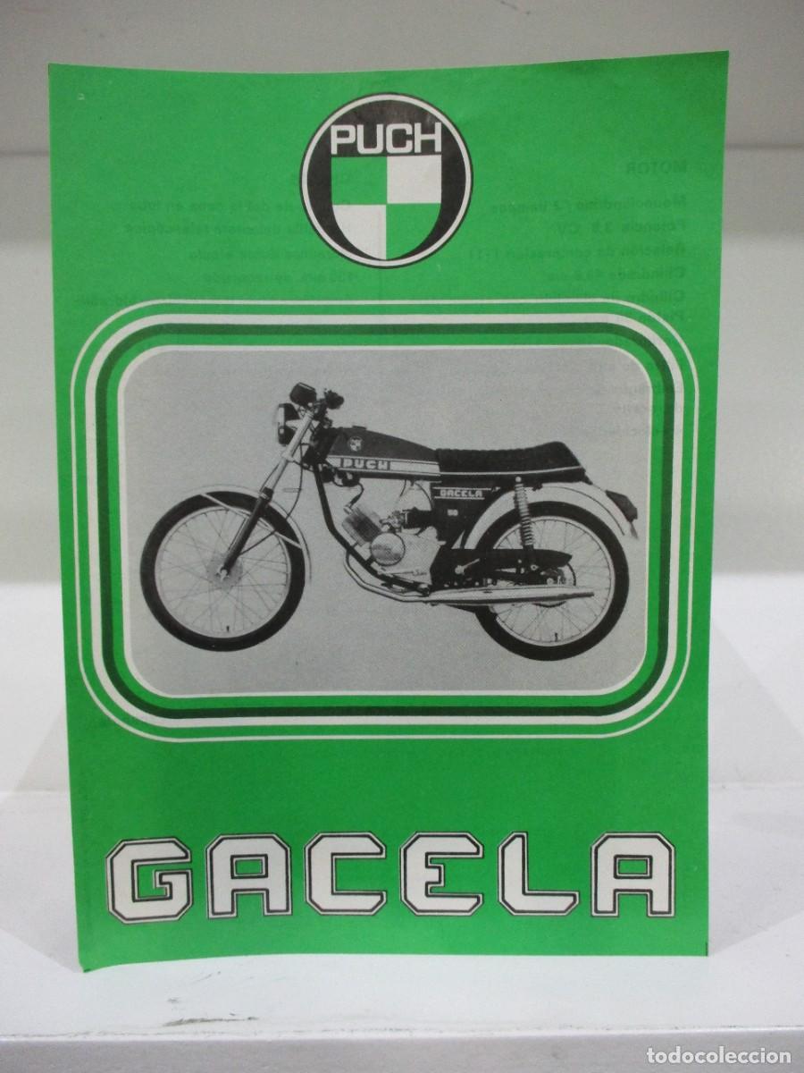 Advertising Catalogs: CATALOGO PUBLICITARIO ORIGINAL - CICLOMOTOR PUCH - GACELA
