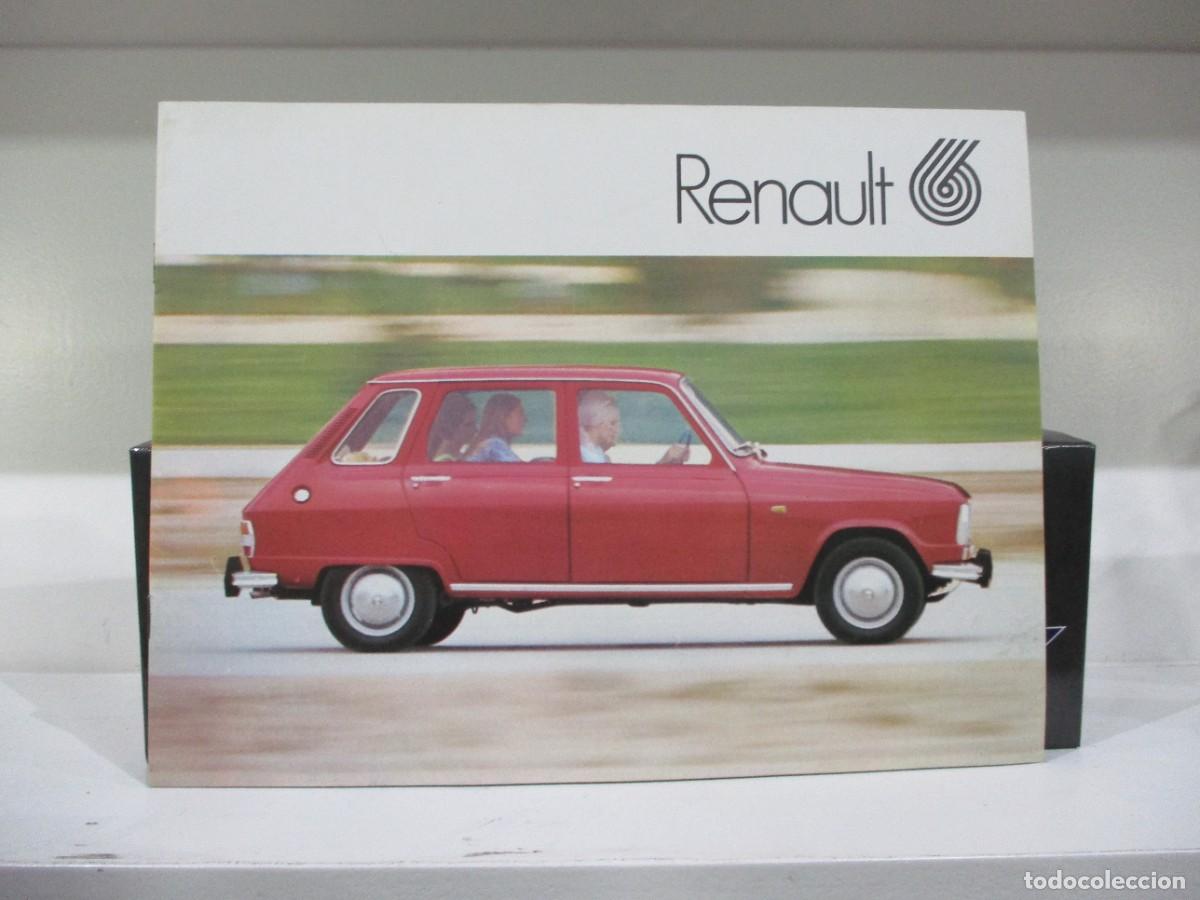 Cat&aacute;logos publicitarios: CATALOGO PUBLICITARIO ORIGINAL -RENAULT 6 -1973