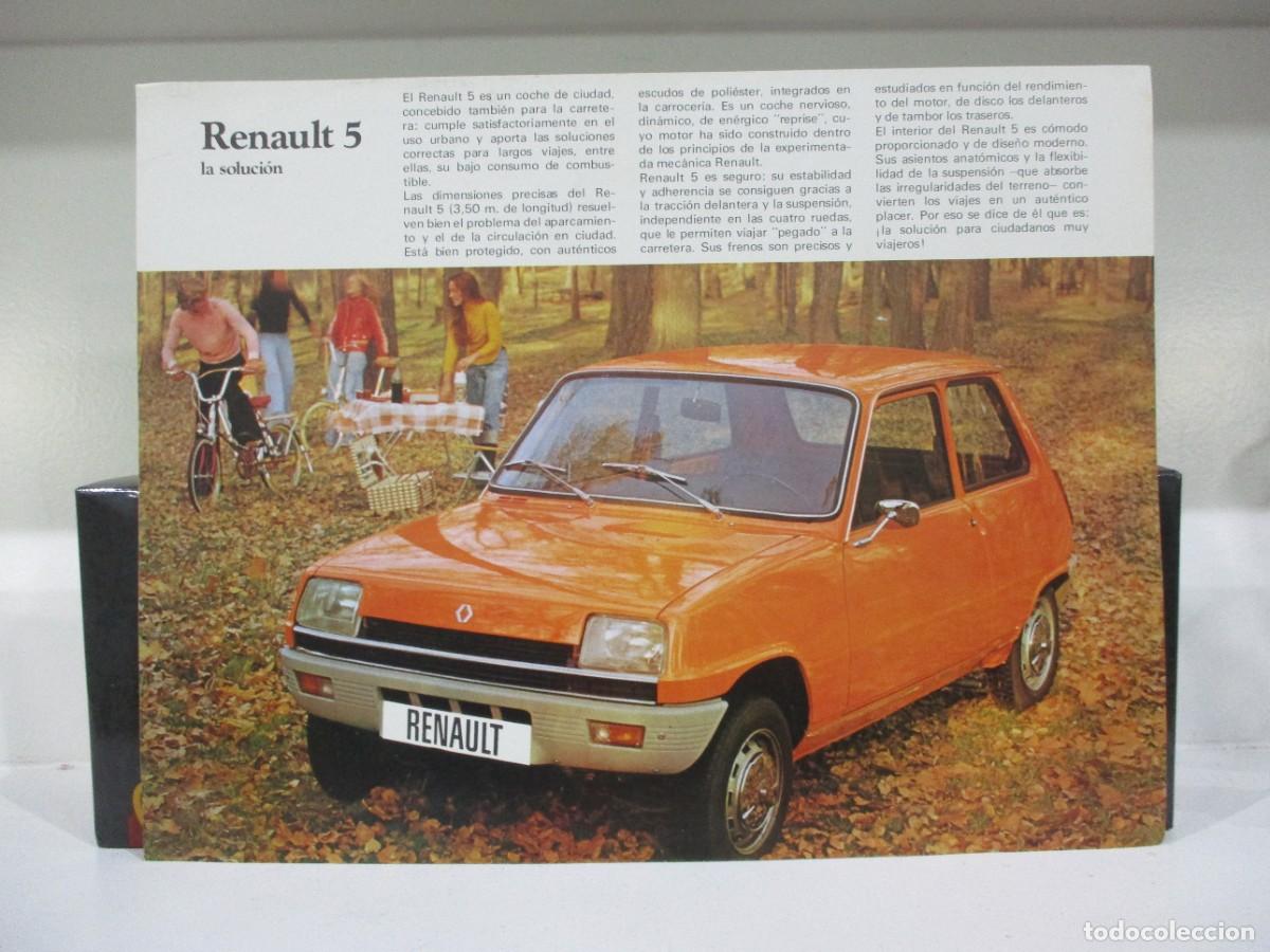 Advertising Catalogs: CATALOGO PUBLICITARIO ORIGINAL -RENAULT 5
