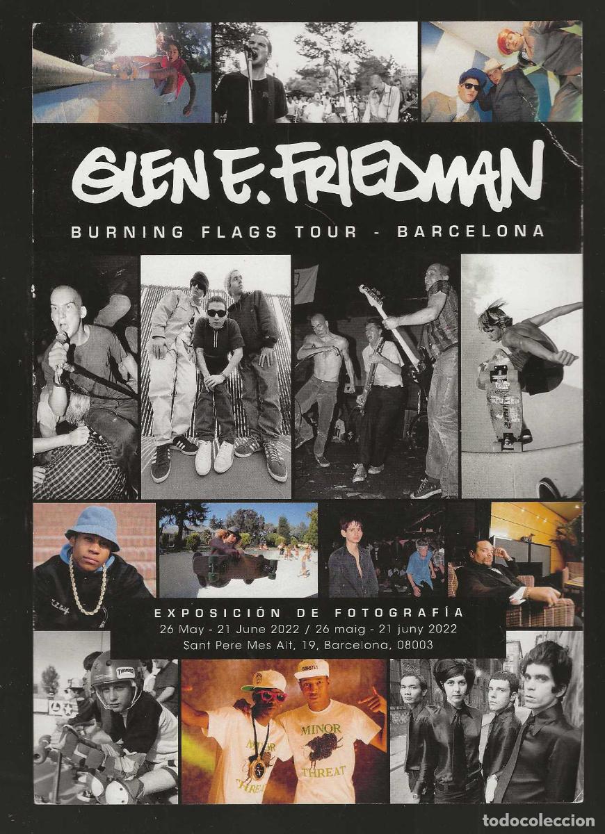Cat&aacute;logos publicitarios: GLEN E. FRIEDMAN -- BOURNING FLAGS TOUR -- BARCELONA - Foto 2