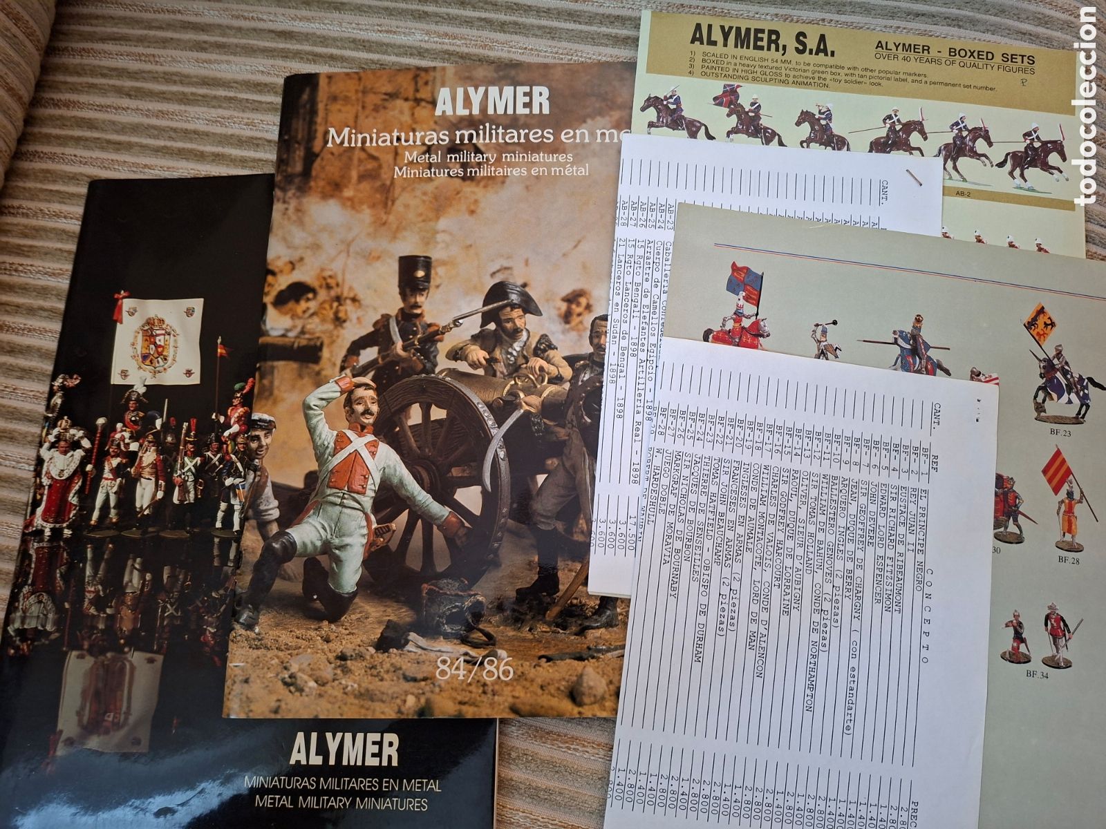 Advertising Catalogs: ALYMER, Miniaturas militares en metal (2)