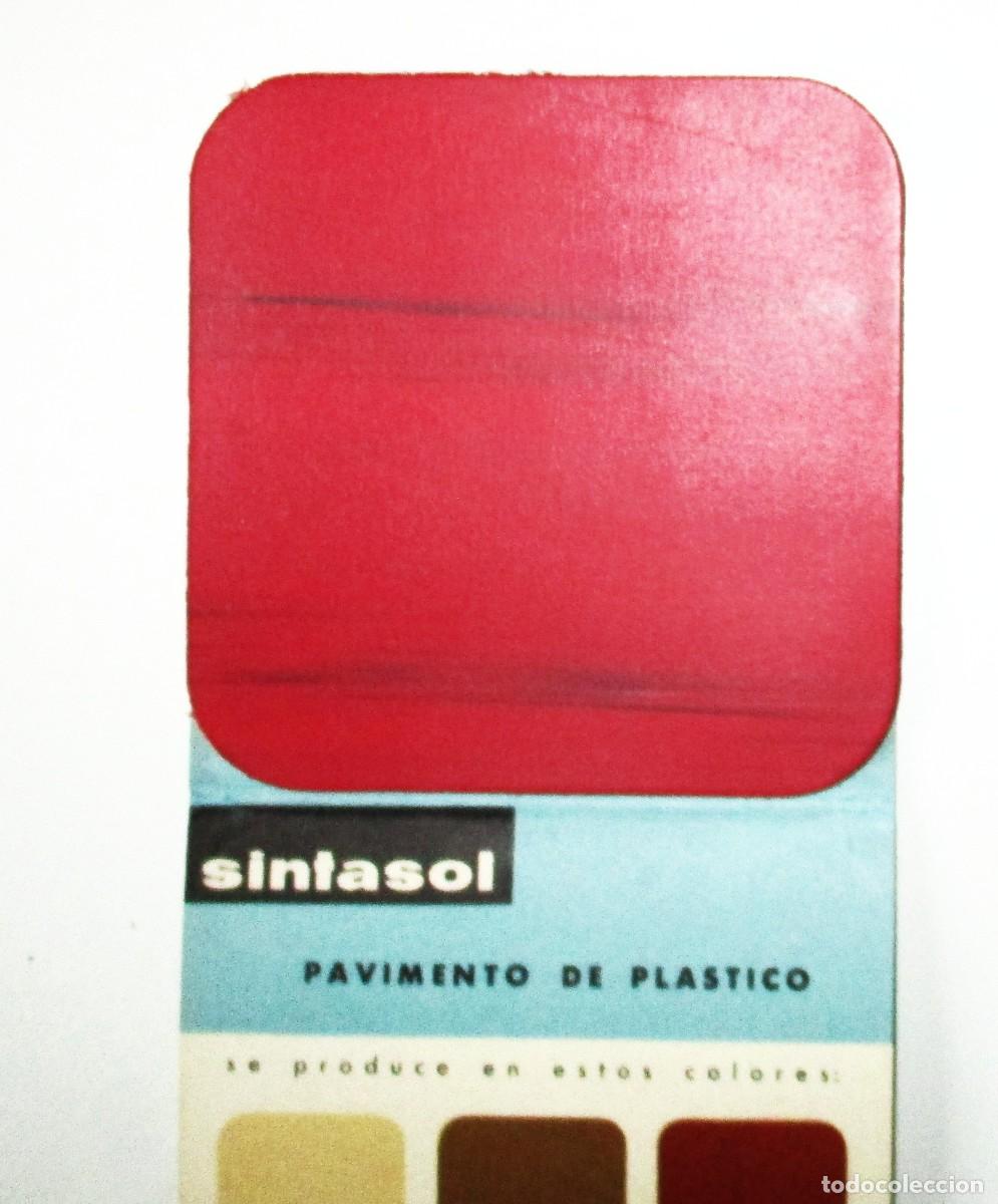 Advertising Catalogs: ANTIGUO MUESTRARIO PUBLICITARIO DE PAVIMENTOS SINTASOL.