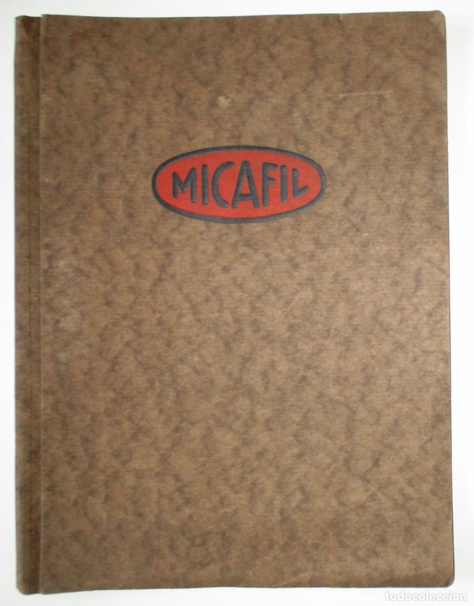Cat&aacute;logos publicit&aacute;rios: CAT&Aacute;LOGO MICAFIL DE MAQUINARIA INDUSTRIAL. ORIGINAL DE LOS A&Ntilde;OS 50. EN FRANC&Eacute;S.