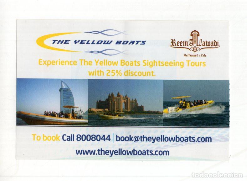 Catalogues publicitaires: FOLLETO PUBLICITARIO THE YELLOW BOATS DUB&Aacute;I CON 25% DTO.