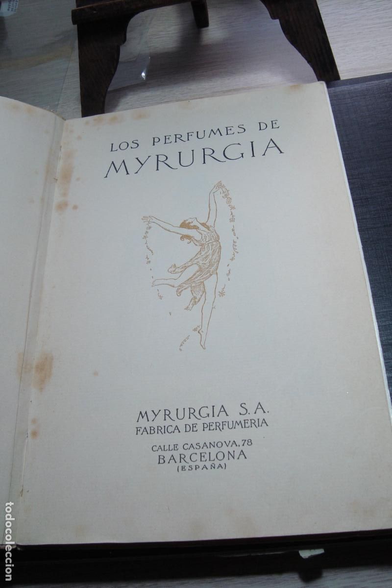 Cat&aacute;logos publicitarios: ANTIGUO CATALOGO MYRURGIA FABRICA PERFUMERIA BARCELONA 1925. (VER INTERIOR)
