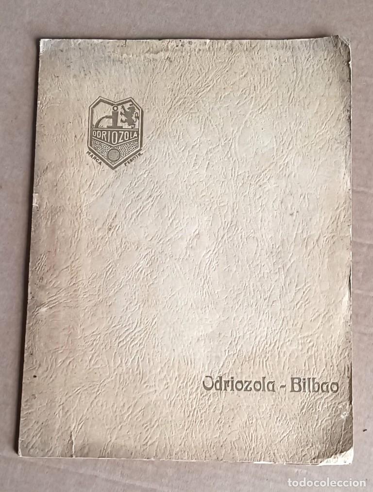Cat&aacute;logos publicitarios: Jos&eacute; M&ordf; Odriozala y c&ordf; Ltda. &ndash; Bilbao Presupuesto - Aunque pone presupuesto A mi me parece catalogo