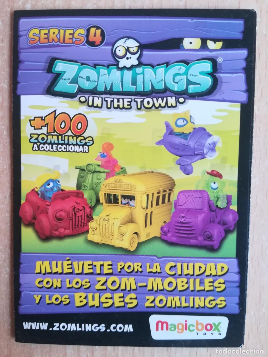 Cat&aacute;logos publicitarios: Cat&aacute;logo desplegable Zomlings in the town. Magicboy toys.