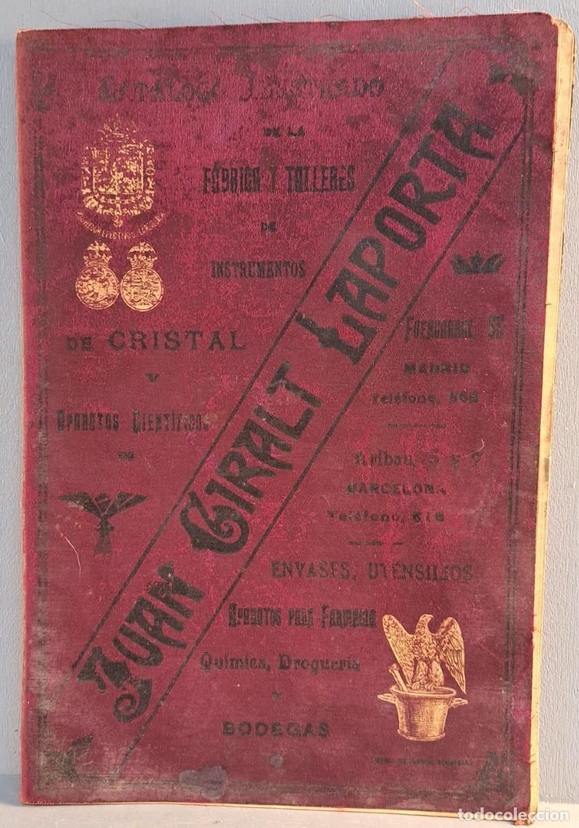 Cat&aacute;logos publicitarios: Cat&aacute;logo Ilustrado de la F&aacute;brica Juan Giralt Laporta, Cristal y Aparatos Cient&iacute;ficos