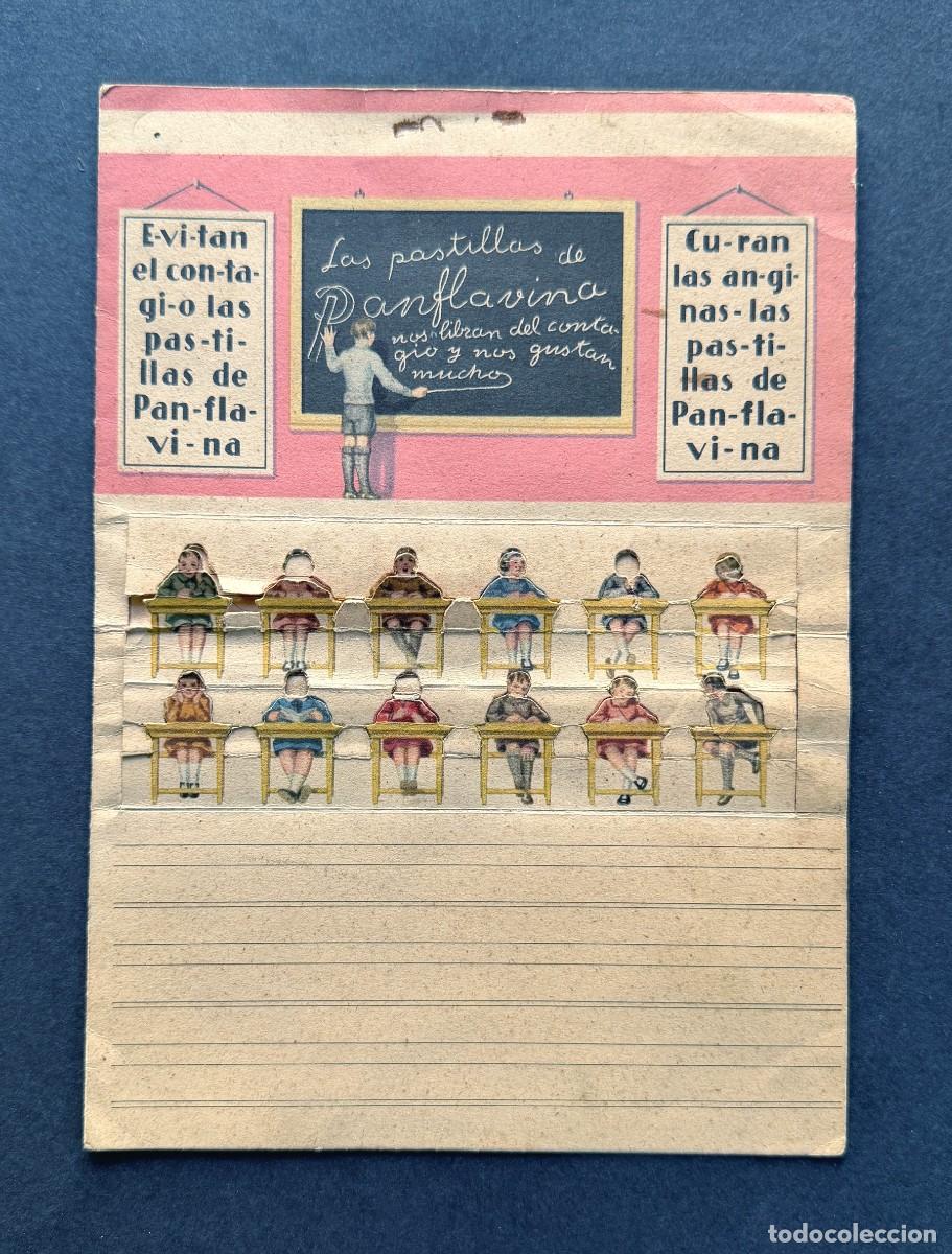 Cat&aacute;logos publicitarios: ANTIGUO FOLLETO PUBLICIDAD / PASTILLAS DE PANFLAVINA ( ANGINAS Y RESFRIADOS )