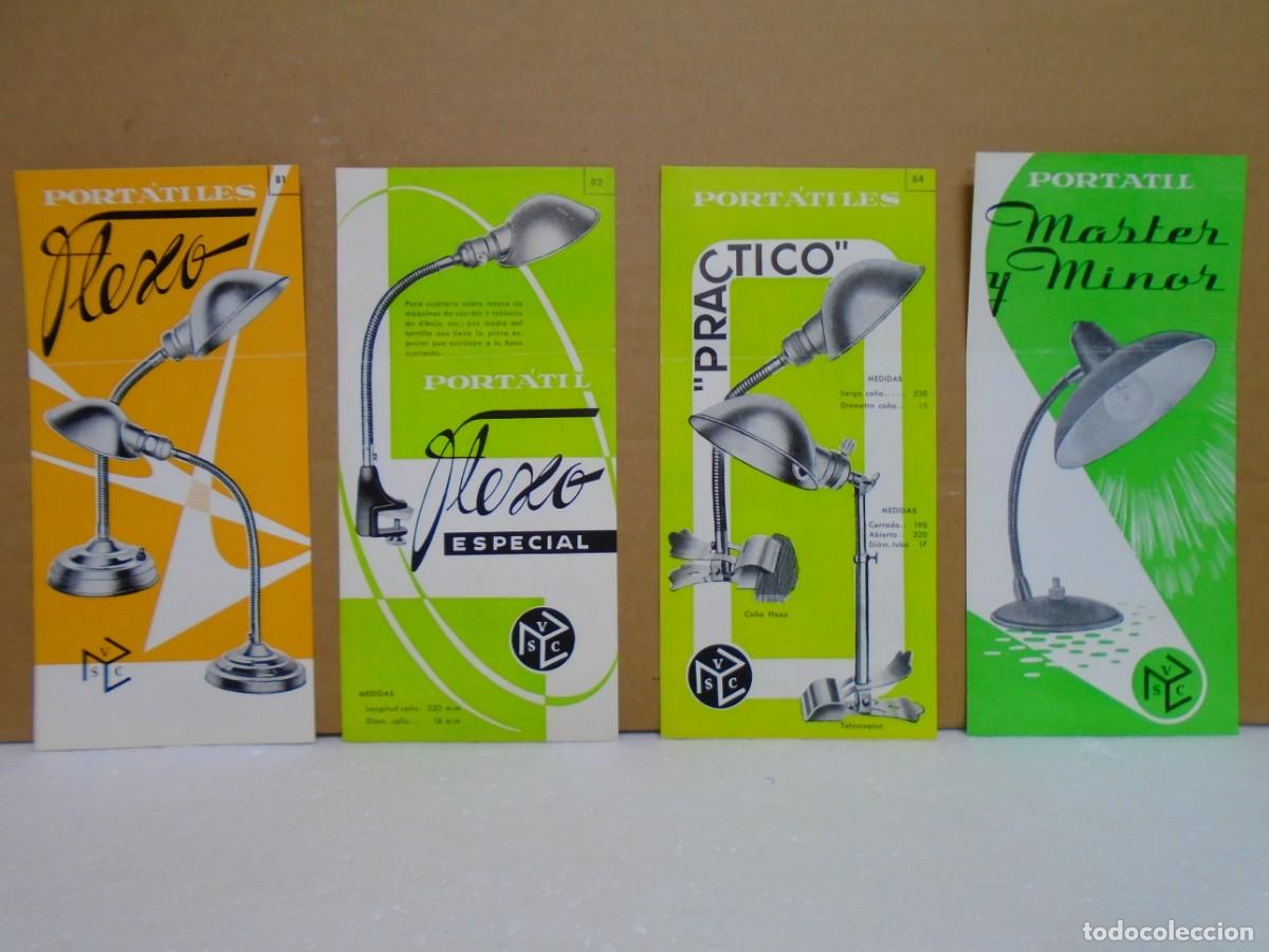 Cat&aacute;logos publicitarios: VA&Ntilde;O,SANCHEZ Y CIA,S.A.CUATRO CATALOGOS VARIOS MODELOS DE FLEXOS Y PORTATILES,A&Ntilde;OS 60.