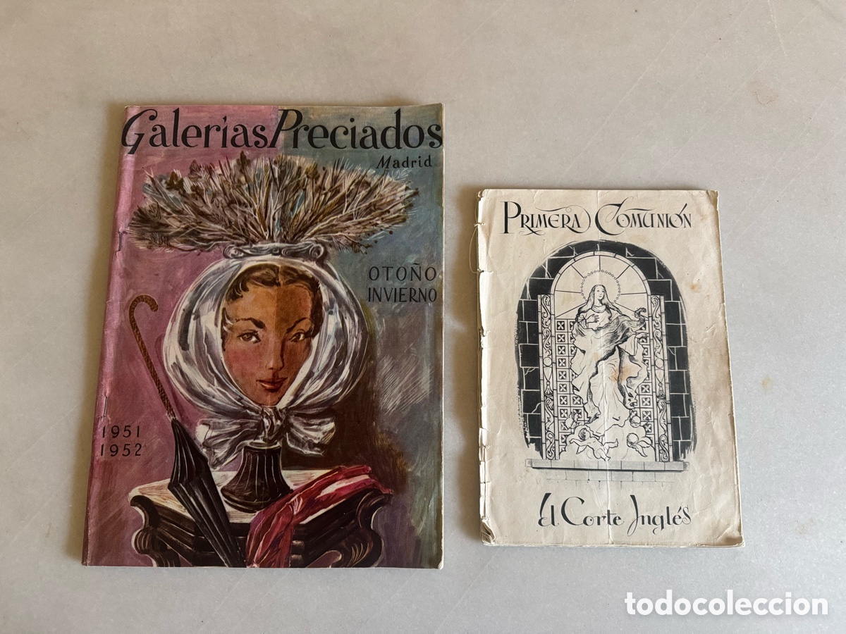 Cat&aacute;logos publicitarios: Lote de 2 Cat&aacute;logos de moda de 1951.
