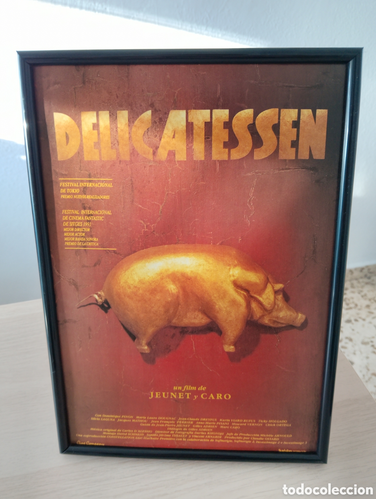 Cat&aacute;logos publicitarios: Delicatessen anuncio original pel&iacute;cula enmarcado