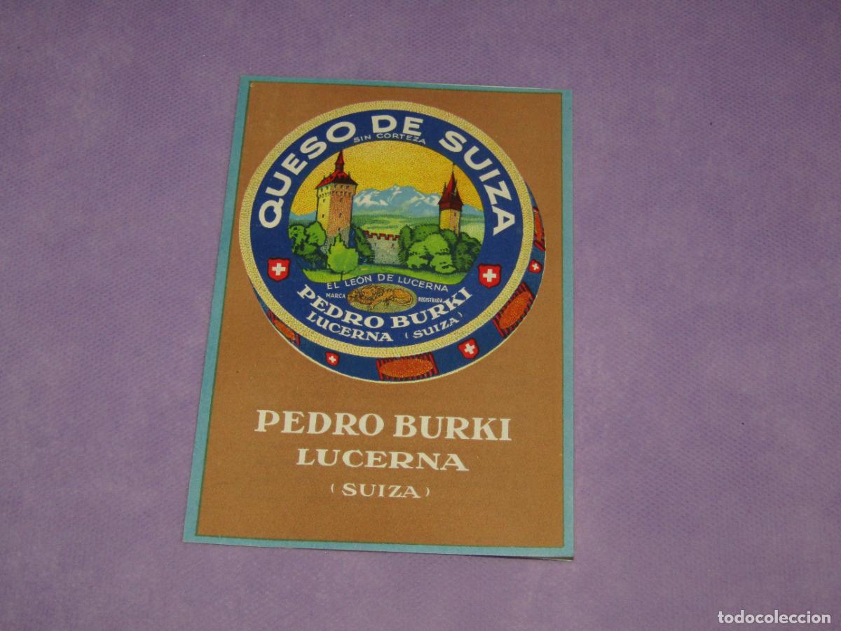 Cat&aacute;logos publicitarios: Antiguo Cat&aacute;logo de Queso de Suiza PEDRO BURKI A&ntilde;o 1920-30s.